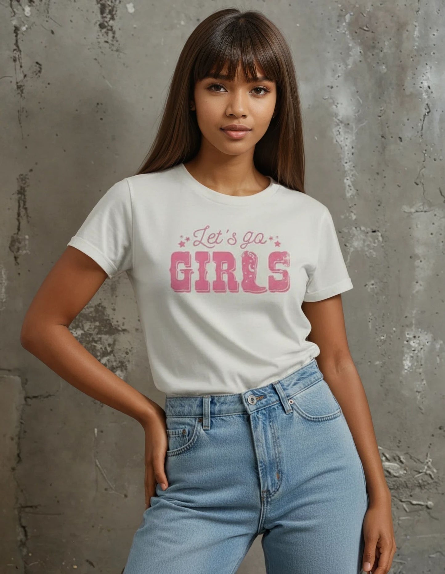 Let's Go Girls White T-Shirt