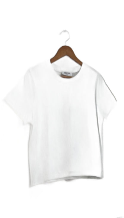 On the Go Soft Long Cropped T Shirt 100% Cotton White Tan or Black