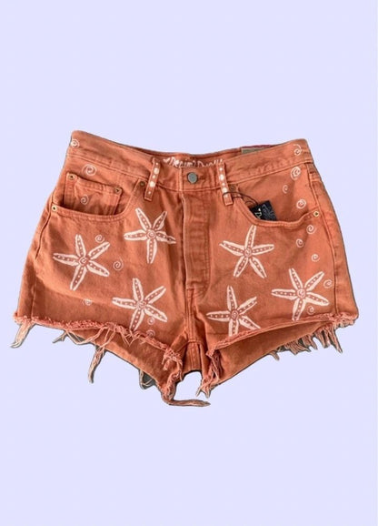 Orange Shell Shorts ~ Levi's Women's Size 13/31