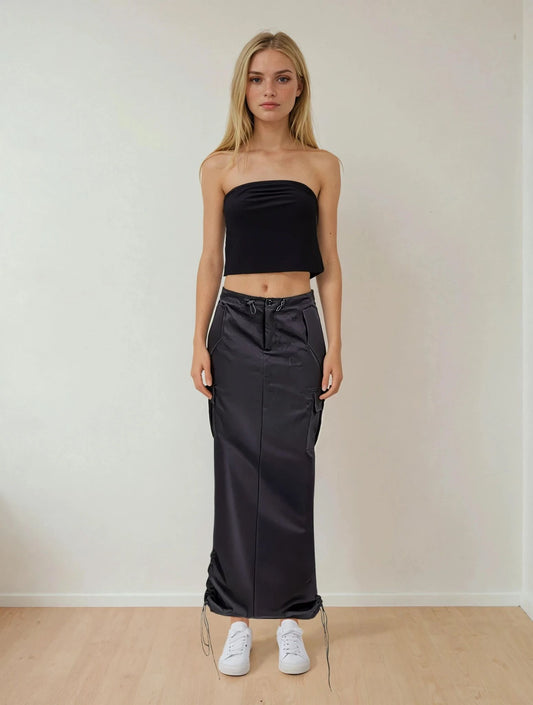 Maxi Cargo Parachute Skirt