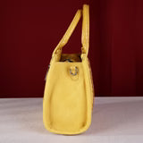 Wrangler Mustard Croc Concealed Carry Tote side View