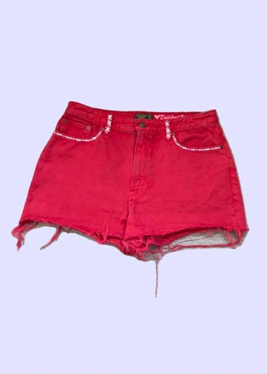 Red Steer Clear Shorts ~ Abercrombie & Fitch Women's Size 10/30