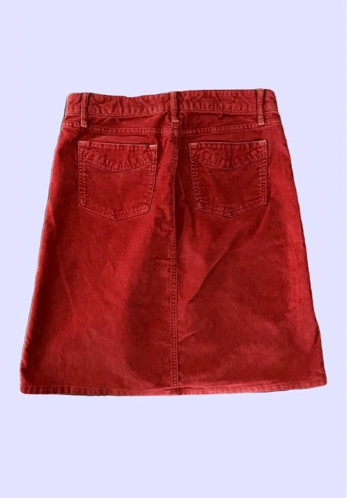 Orange Corduroy Skirt ~ Gap Women's Size 26/2