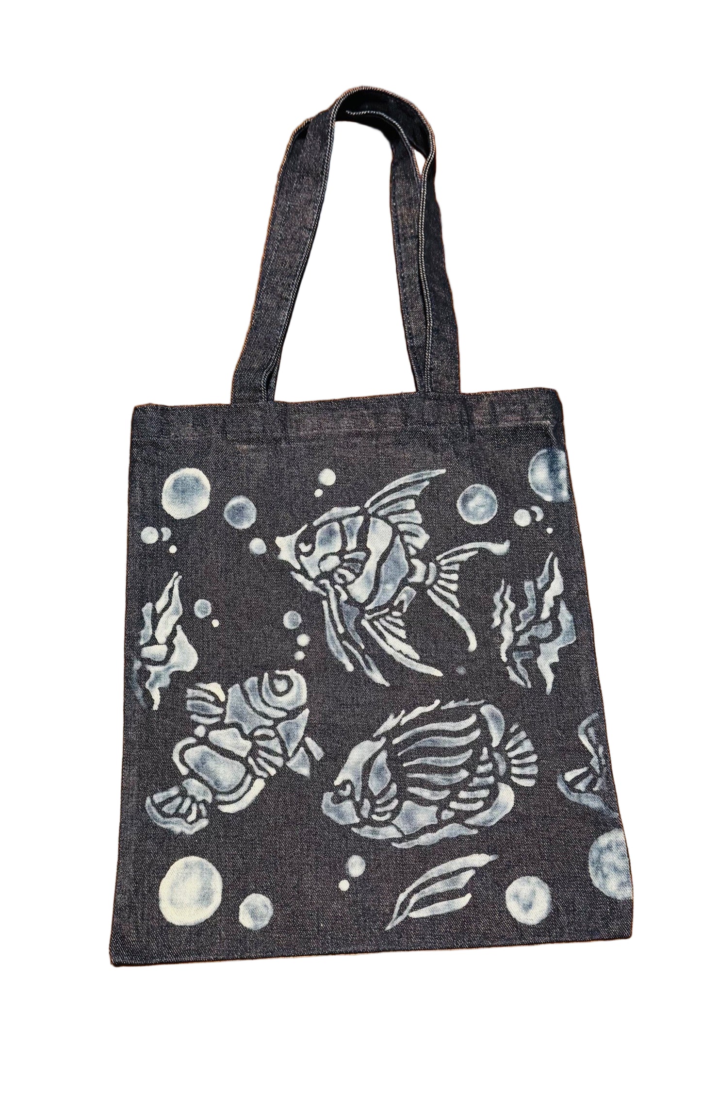 Hand Bleached Denim Tote Bag Collection