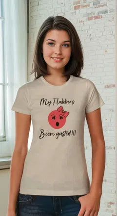 my-flabbers-been-gasted-graphic-pink-emoji-t-shirt-fundraiser-for-tourette-association-of-america-lashes front white tee model