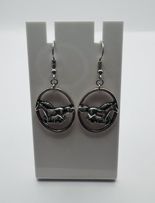 antique-silver-running-horse-dangle-earrings-equestrian-jewelry