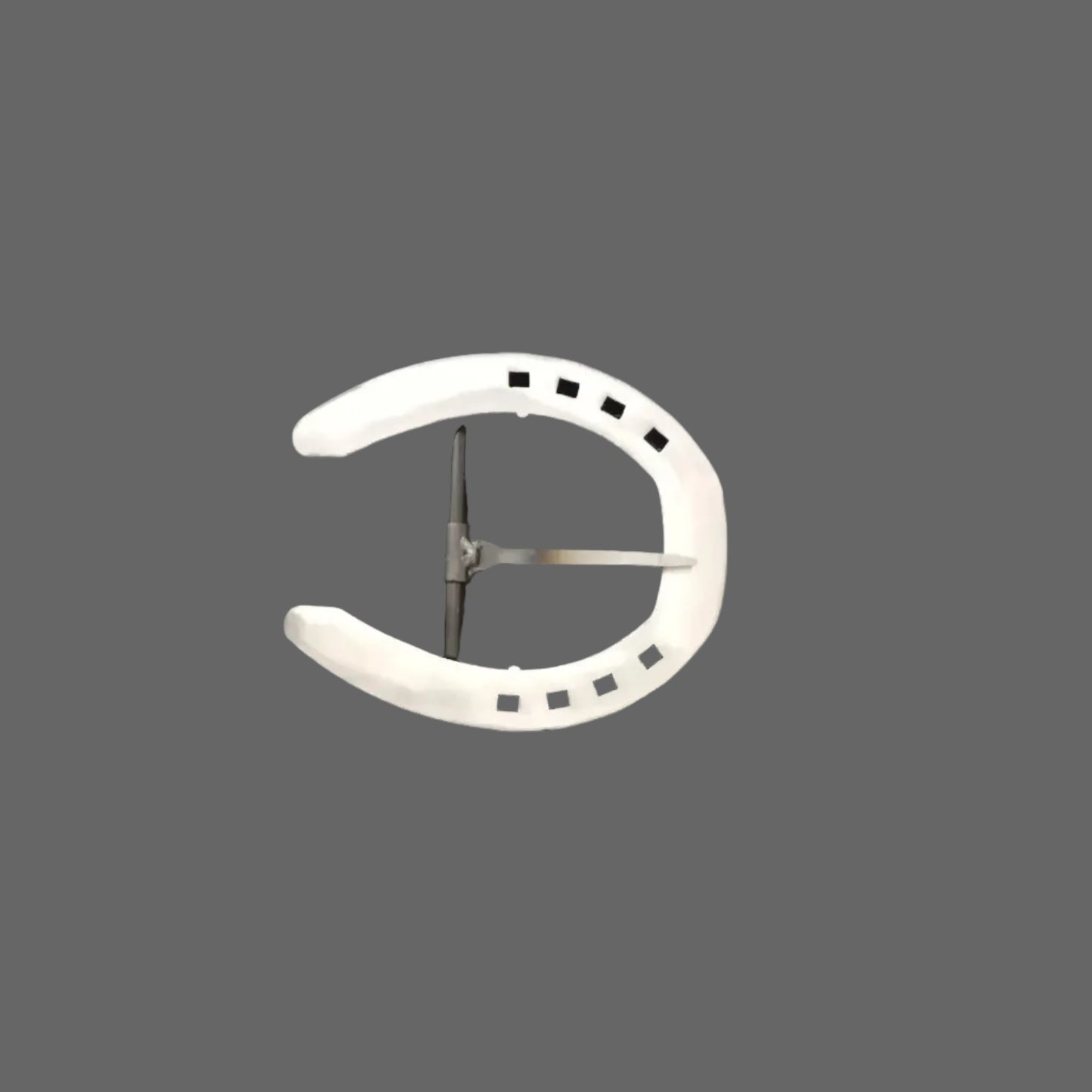 Iron Horseshoe Statement Belt Buckle