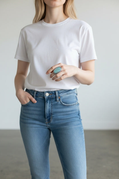 Oval Stone Ring