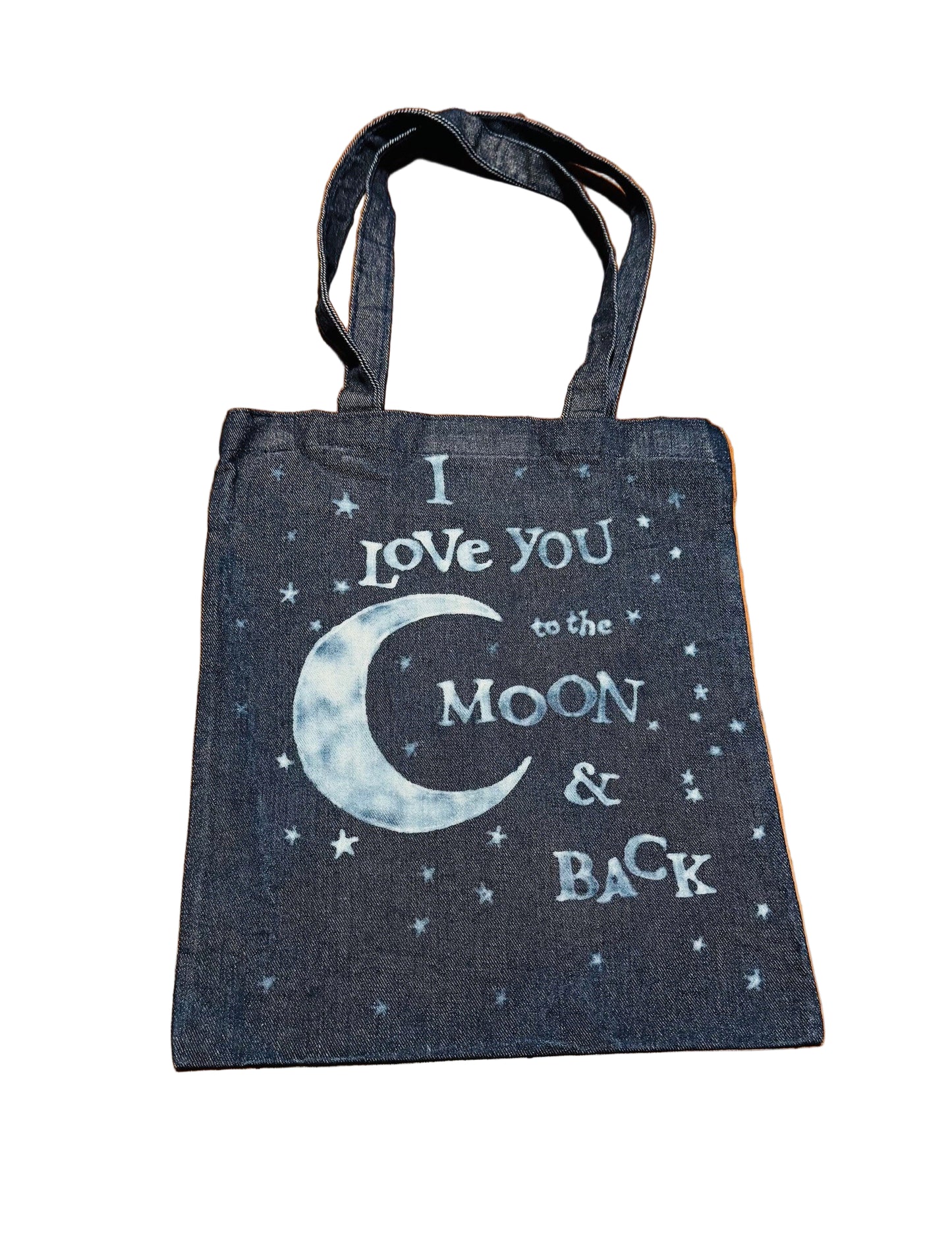 Hand Bleached Denim Tote Bag Collection