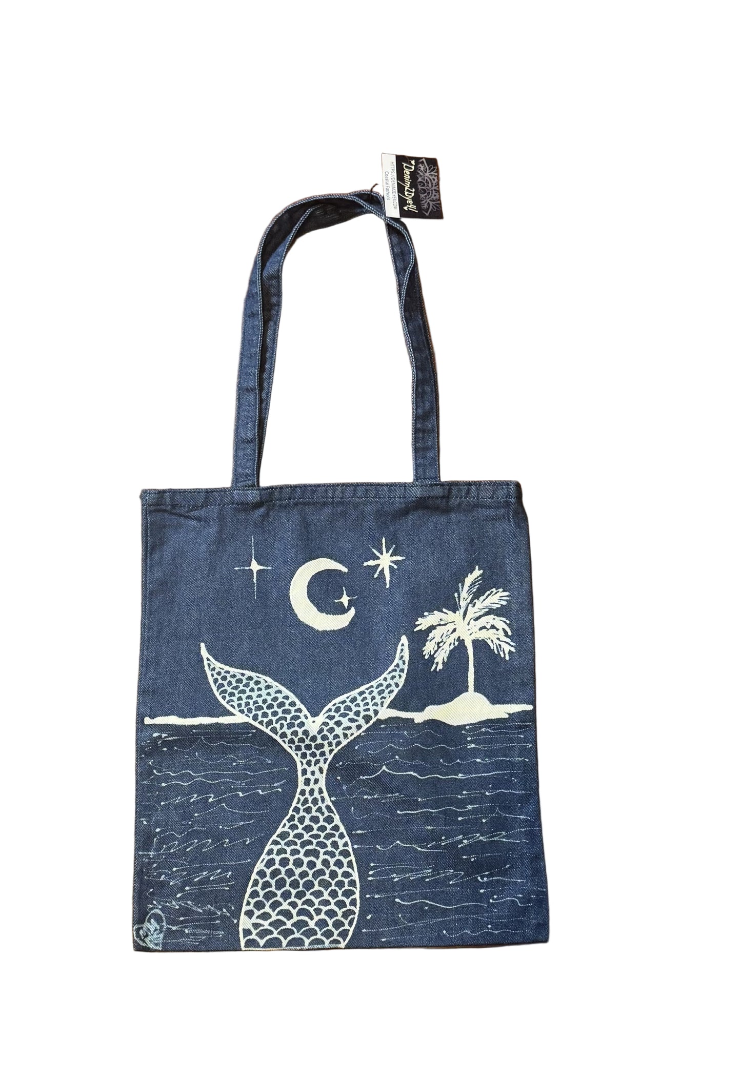 Hand Bleached Denim Tote Bag Collection
