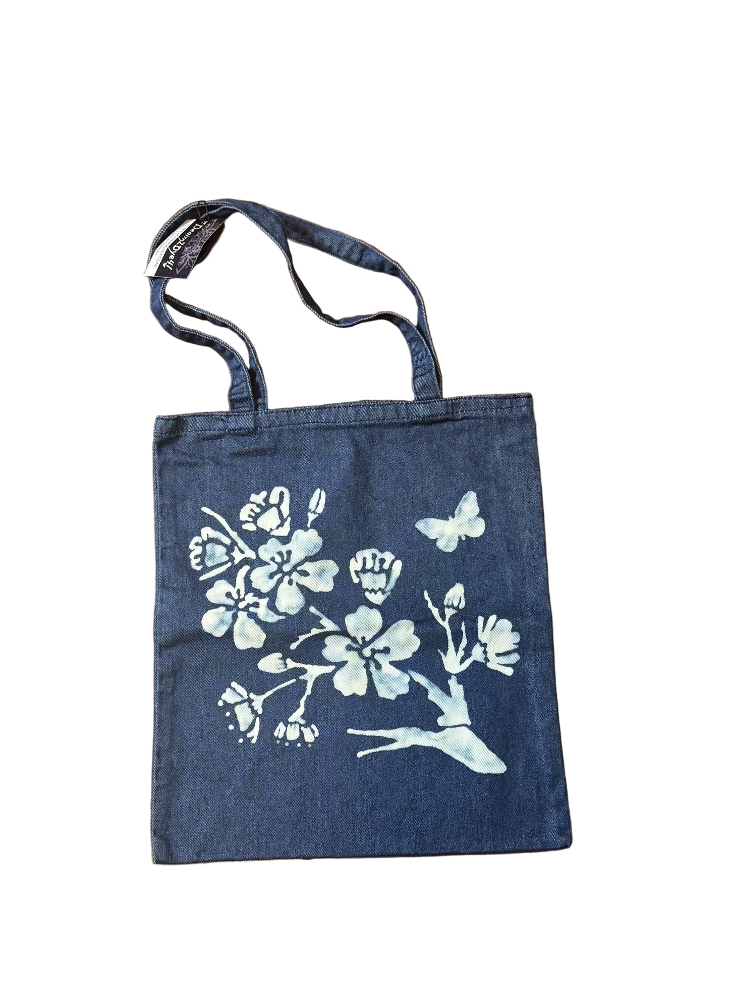 Hand Bleached Denim Tote Bag Collection