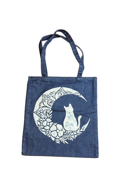 Hand Bleached Denim Tote Bag Collection