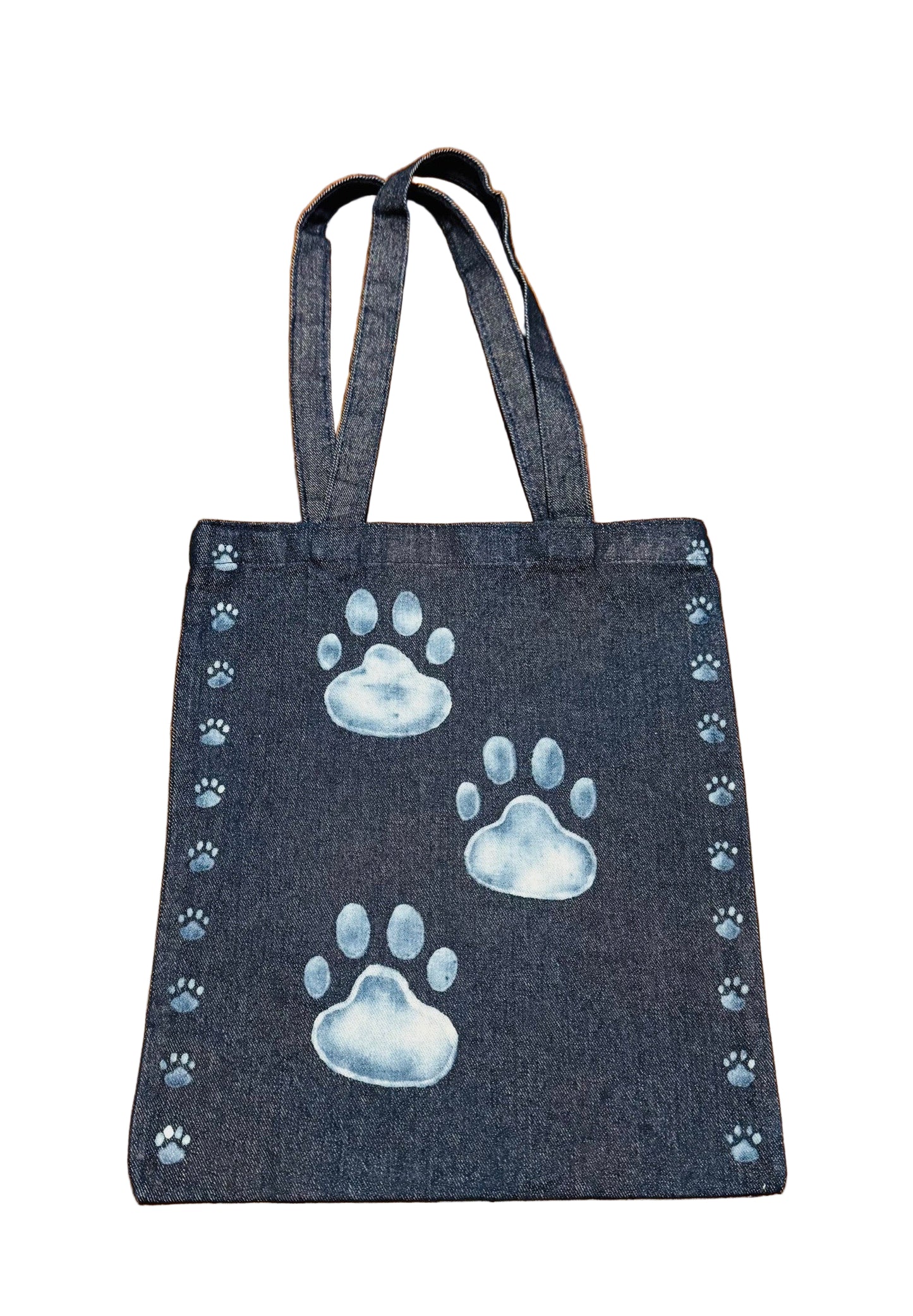 Hand Bleached Denim Tote Bag Collection