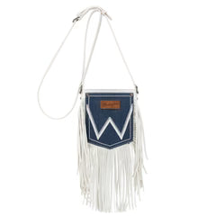 Western Denim Pocket Fringe Crossbody by Wrangler - 6 Colors Available