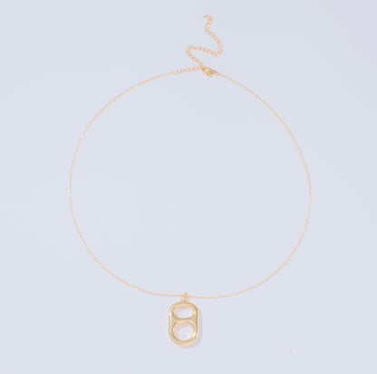 sun kissed poptab jewelry trendy copper with 18k gold,17-19" chain copper charm
