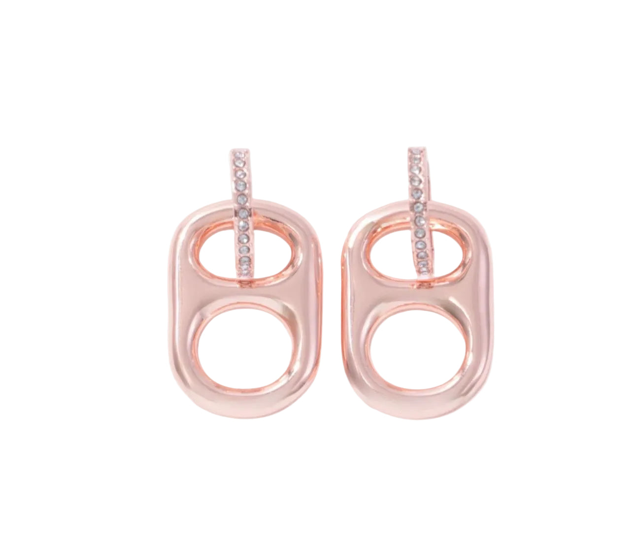 Rose Gold Classic Pop Tab Floating Pendant Necklace by Tab~ulous™