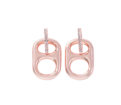 Rose Gold Classic Pop Tab Floating Pendant Necklace by Tab~ulous™